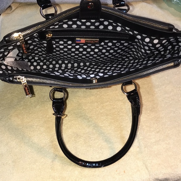 Nicole Lee Black Animal Print Tote Bag - Picture 11 of 14